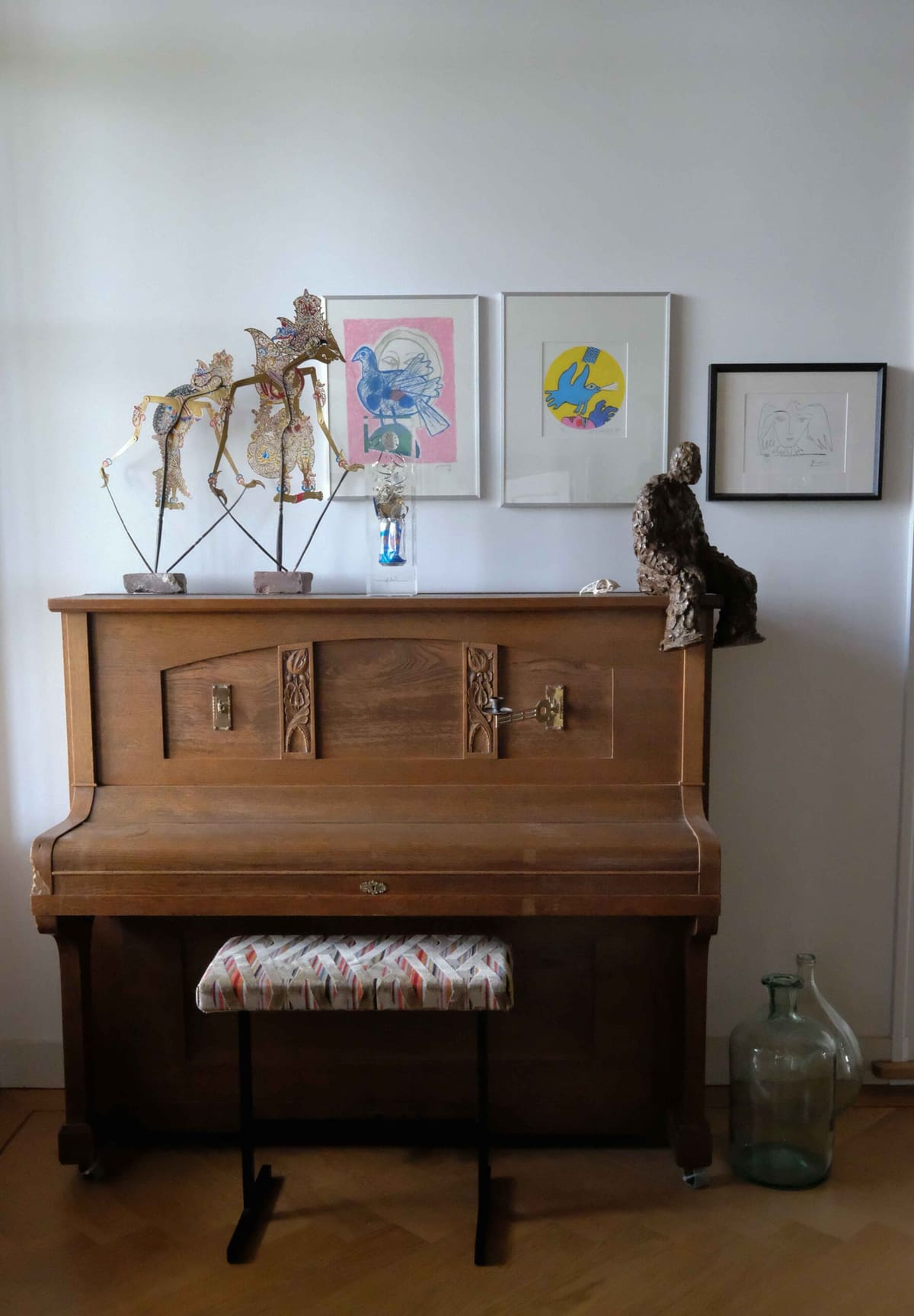 Antieke piano Utrecht, project van interieurstylist Kirsten Hermsen