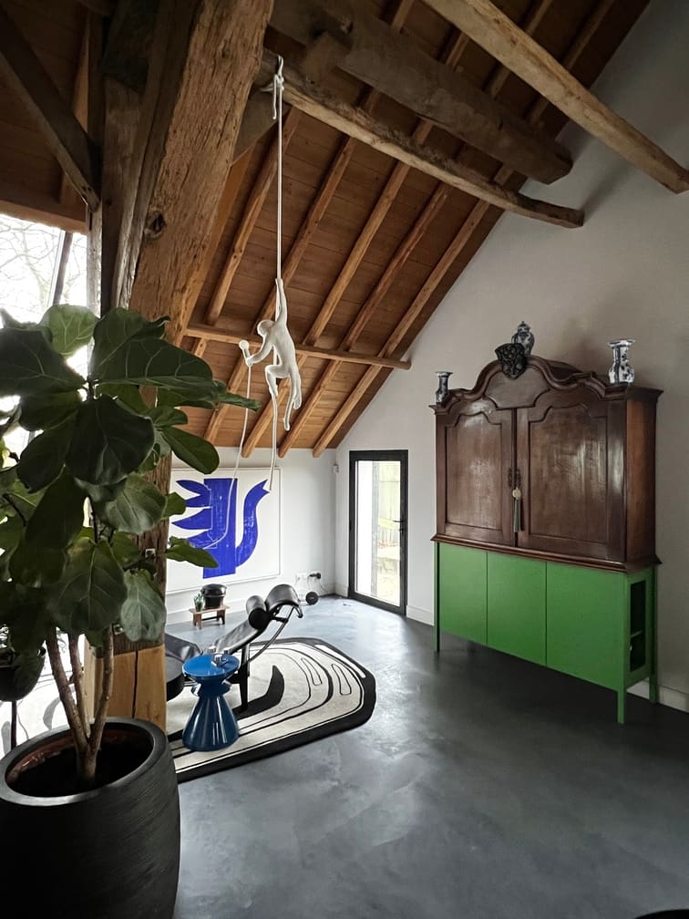 Woonkamer Houten, project van interieurstylist Kirsten Hermsen